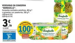 E.Leclerc Bonduelle - verduras en conserva oferta