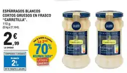 E.Leclerc Carretilla - espárragos blancos cortos gruesos en frasco oferta