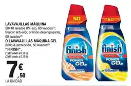 E.Leclerc Finish - lavavajillas maquina o lavavajillas maquina gel oferta