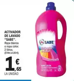 E.Leclerc Sabe - activador de lavado oferta