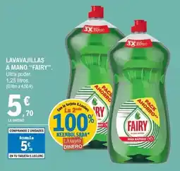 E.Leclerc Fairy - lavavajillas a mano oferta