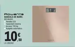 E.Leclerc Rowenta - báscula de baño oferta