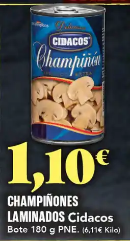 Gadis CIDACOS Champiñones laminados oferta