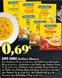 Gadis GALLINA BLANCA Sopa sobre oferta