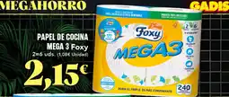 Gadis FOXY Papel de cocina mega 3 oferta