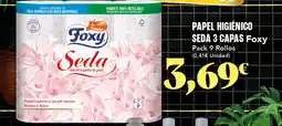 Gadis FOXY Papel higiénico seda 3 capas oferta