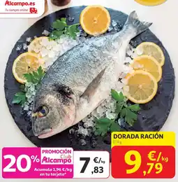 Alcampo Dorada ración oferta