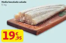 Alcampo Media bacalada salada oferta
