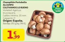 Alcampo Alcampo - champiñón portobello cultivamos lo bueno oferta
