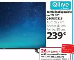 Alcampo Qilive - q50us231b oferta