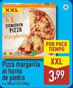 ALDI Pizza margarita al horno de piedra oferta