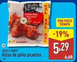 ALDI Jack's farm - alitas de pollo picantes oferta