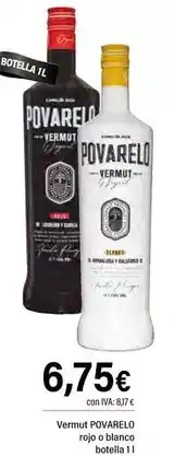 Cash Ifa Povarelo - vermut rojo o blanco oferta