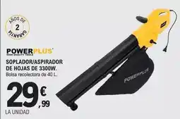E.Leclerc Power plus - soplador/aspirador de hojas de 3300w oferta
