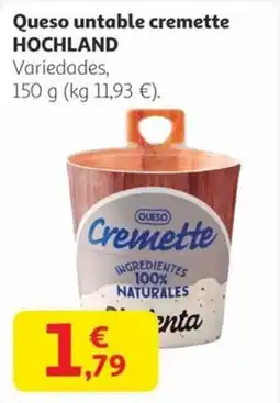 Alcampo HOCHLAND Queso untable cremette oferta