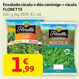 Alcampo FLORETTE Ensalada rúcula o dúo canónigo + rúcula oferta