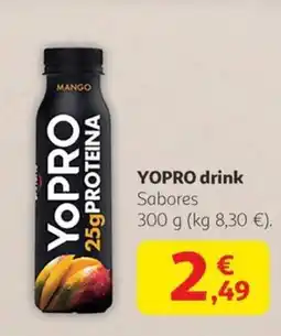 Alcampo YOPRO drink Sabores oferta