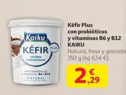 Alcampo KAIKU Kéfir Plus con probióticos y vitaminas B6 y B12 oferta