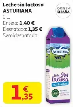 Alcampo ASTURIANA Leche sin lactosa oferta