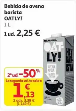 Alcampo OATLY! Bebida de avena barista oferta
