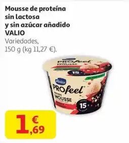 Alcampo VALIO Mousse de proteína sin lactosa y sin azúcar añadido oferta