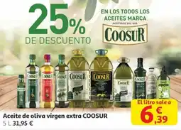 Alcampo COOSUR Aceite de oliva virgen extra oferta