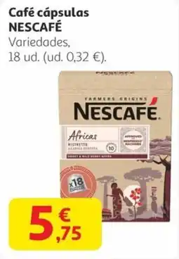 Alcampo NESCAFÉ Café cápsulas oferta