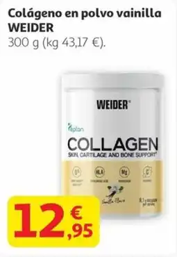 Alcampo WEIDER Colágeno en polvo vainilla oferta