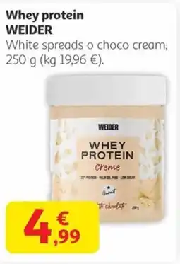 Alcampo WEIDER Whey protein oferta