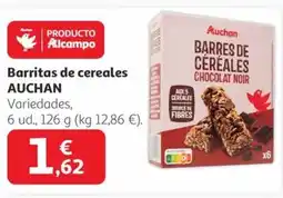 Alcampo AUCHAN Barritas de cereales oferta