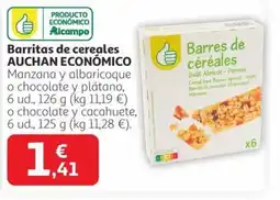 Alcampo AUCHAN ECONÓMICO Barritas de cereales oferta