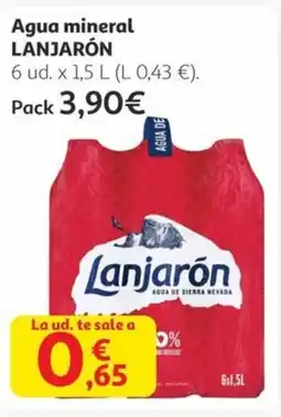 Alcampo LANJARÓN Agua mineral oferta