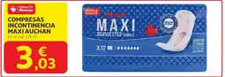 Alcampo AUCHAN Compresas incontinencia maxi oferta
