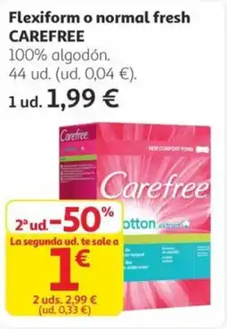 Alcampo CAREFREE Flexiform o normal fresh oferta