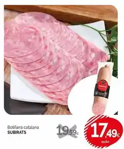 Condis Subirats - botifarra catalana oferta
