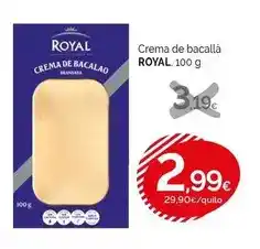 Condis Royal - crema de bacalla oferta