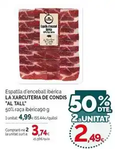 Condis Condis - la xarcuteria de al tall oferta