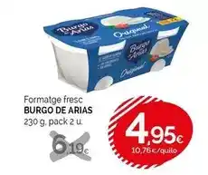 Condis Burgo de arias - formatge fresc oferta