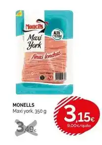 Condis Monells - maxi york oferta