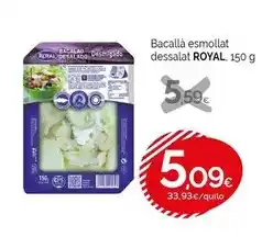 Condis Royal - bacallà esmollat dessalat oferta