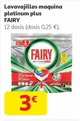Alcampo FAIRY Lavavajillas maquina platinum plus oferta