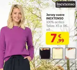 Alcampo INEXTENSO Jersey suave oferta