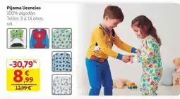 Alcampo Pijama licencias oferta