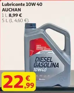 Alcampo AUCHAN Lubricante 10W 40 oferta