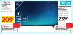 Alcampo QILIVE Tv 43" led q43us231b oferta