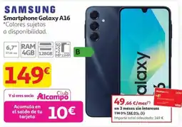 Alcampo SAMSUNG Smartphone Galaxy A16 oferta