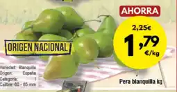 FROIZ Pera blanquilla oferta