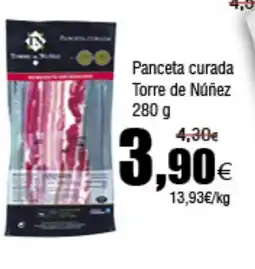 FROIZ Panceta curada Torre de Núñez oferta