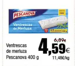 FROIZ PESCANOVA Ventrescas de Merluza oferta