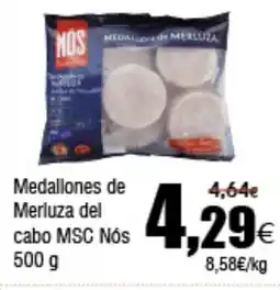 FROIZ Medallones de Merluza del cabo MSC Nós oferta